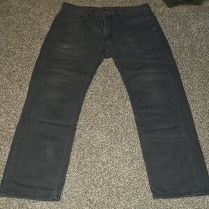 Black / Gray Levi Jeans